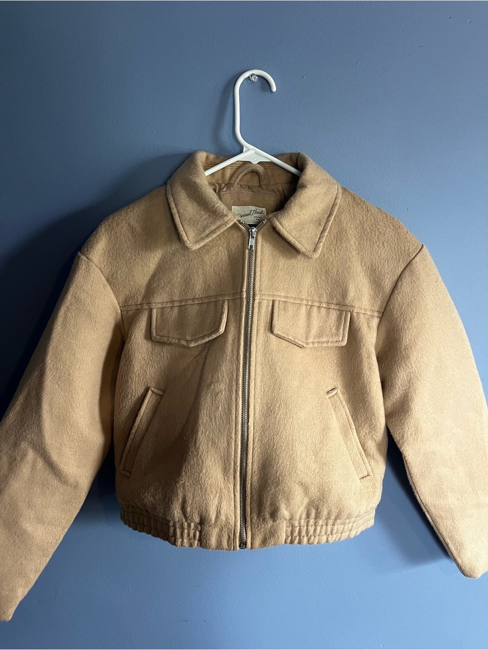 Universal Thread Tan Bomber Jacket - Picture 2 of 4